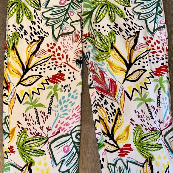 Joseph Ribkoff Multicolor Patterned Pants - Picture 5 of 8